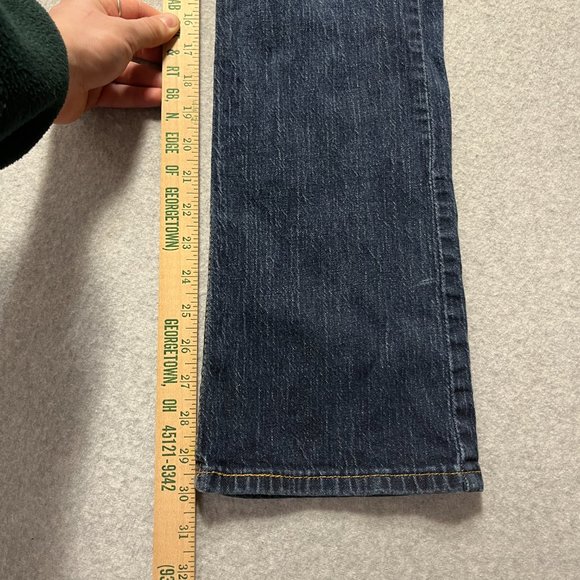 Levis Jeans Mens 29x30 Blue 527 Slim Bootcut Western Cowboy Denim (Tag 30x32) - Picture 3 of 11